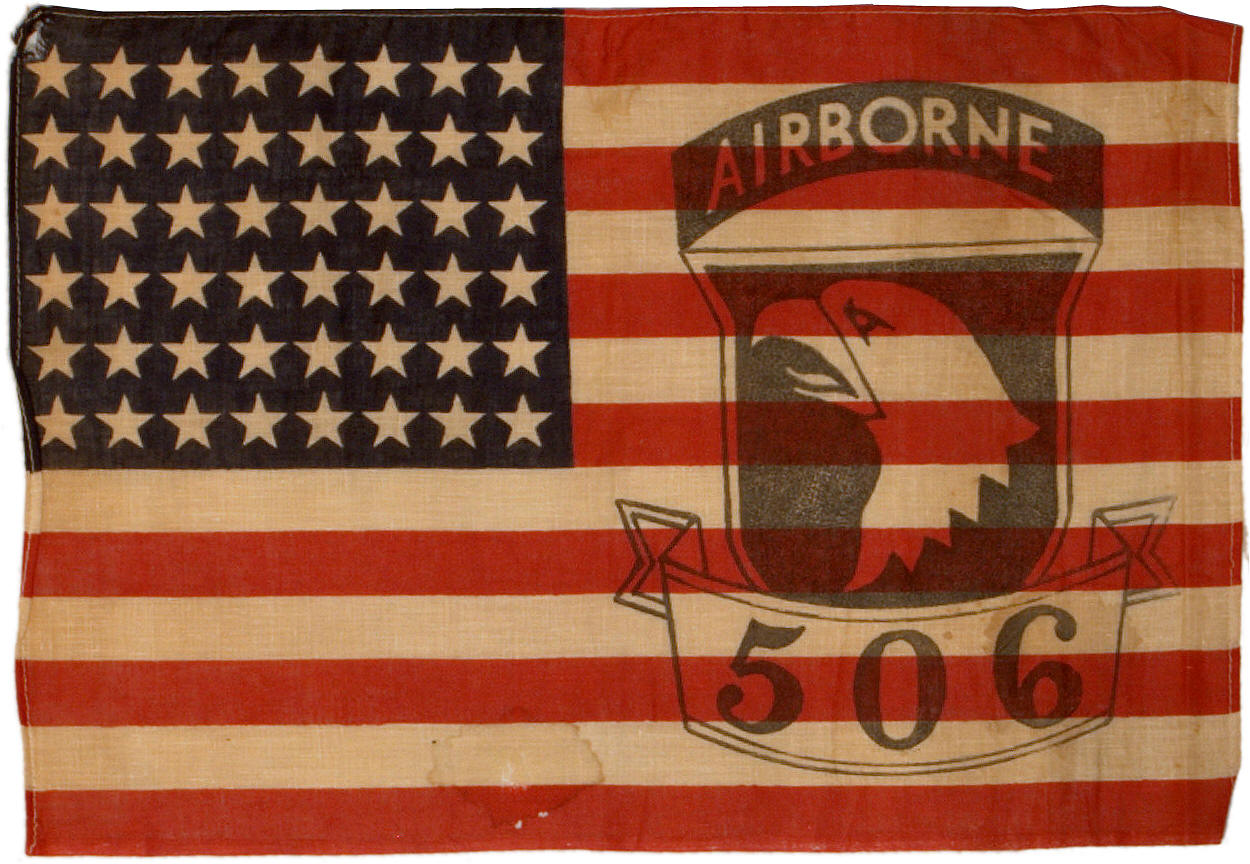 US UNITED STATES 506TH AIRBORNE PIR JEEP VEHICLE FLAG PRINTED
